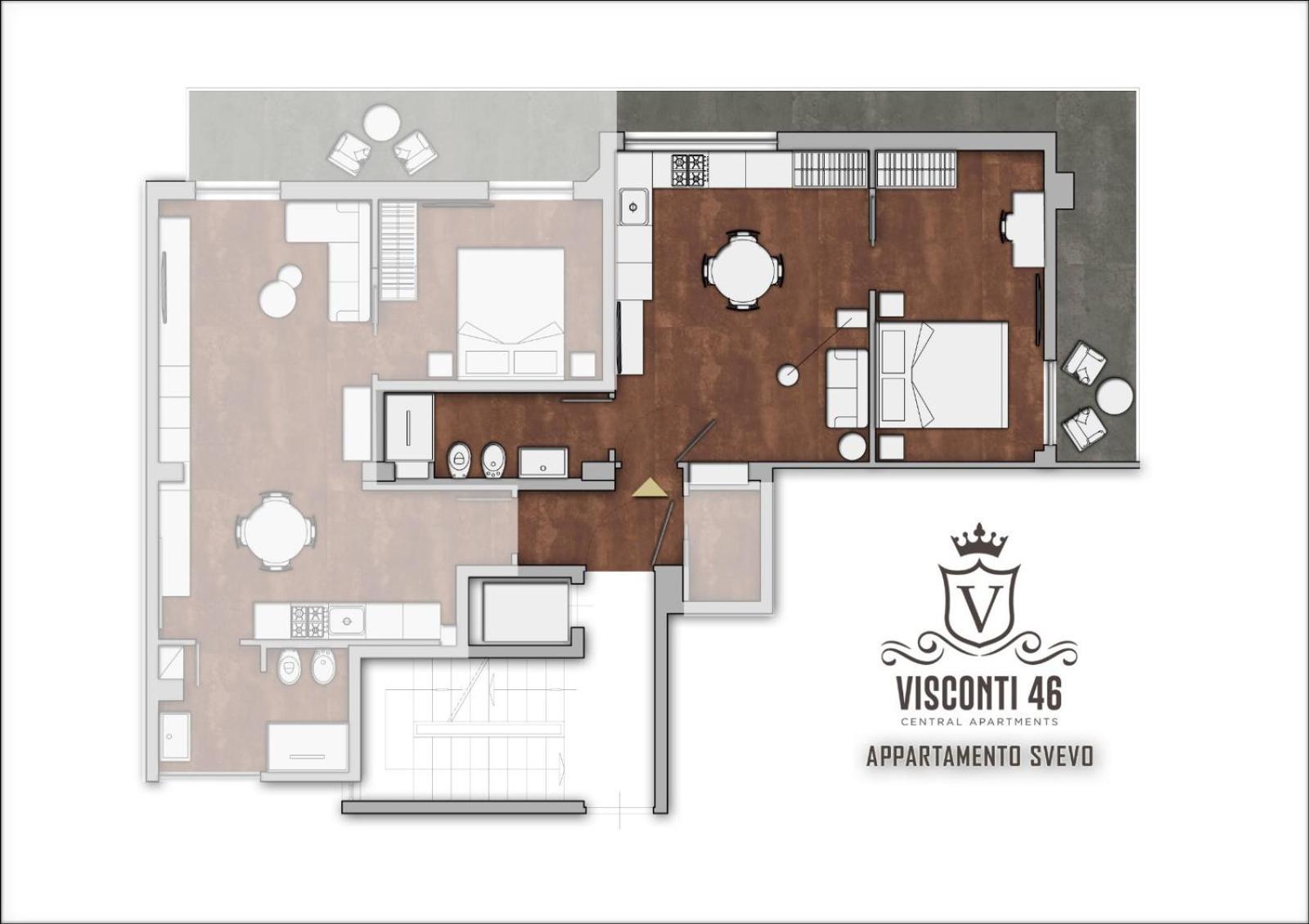Visconti 46 Central Apartments Бари Екстериор снимка
